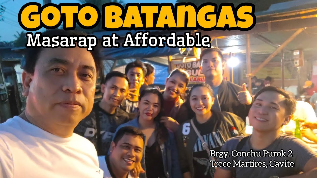 MASARAP NA GOTO SA TRECE MARTIRES 