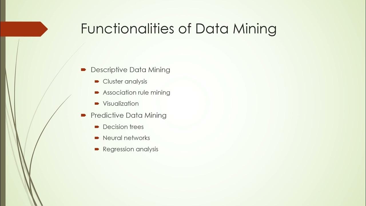 Functionalities of data mining youtube