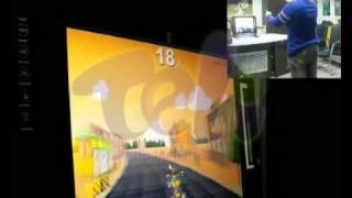 Teli-Motion Tracking Technology based on 2D single webcam-racing game.avi