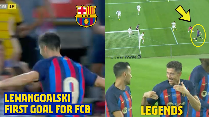 Crazy 🔥 Lewandowski Scores a spectacular First Goal as a Barça player in Just 3min