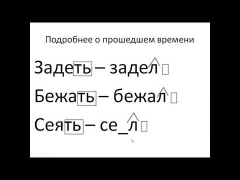 Правописание суффиксов глаголов прошедшего времени 5 класс