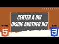 How to Center a Div Inside Another Div Using HTML And CSS 🌀 #rdrudra99
