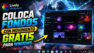 How to Set Animated Wallpapers on Windows 🚀 Free Live Backgrounds using Lively Wallpaper 🔥 screenshot 5