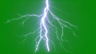 Free Realistic Lightning Flash Green Screen, Thunder, Storm Thunderstorm