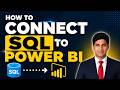 How to connect Power BI to SQL server