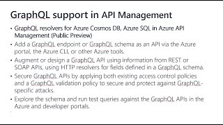 GraphQL support in API Management (Latest Updates)