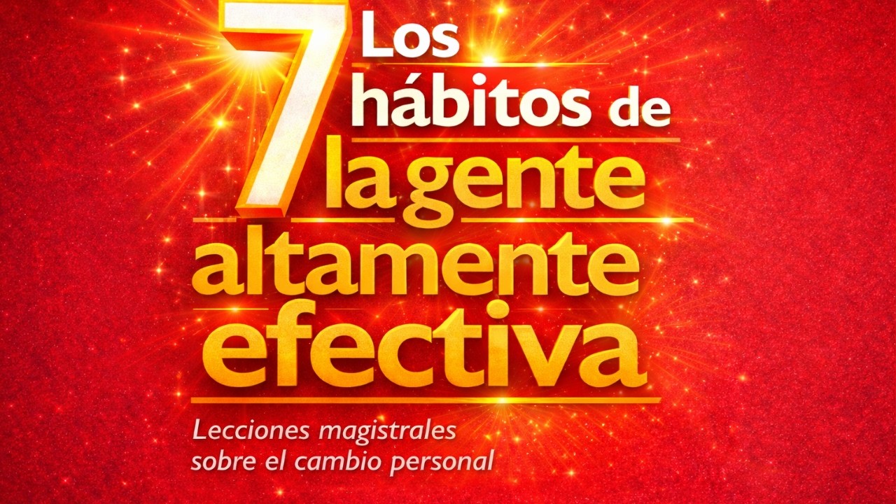 Los 7 hábitos de la gente altamente efectiva.