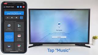 How to Cast Music to Samsung TV from iPhone or iPad screenshot 5