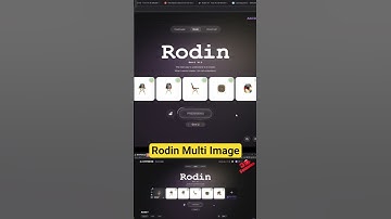 Rodin Multi Image 3D Generative AI #blender #hyper3d #rodin #generativeai #generativedesign