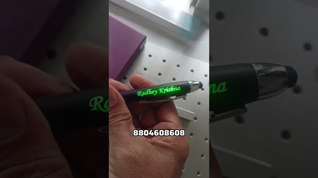 LED Lifting Name Pen  Personalized Name Engraved Pen | Best Gift Idea 