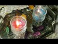 diy candles ✨ تزيين الشموع بالبيت💕 ببديل ارخص و اوفر لألوان المايكا و معطر الشموع