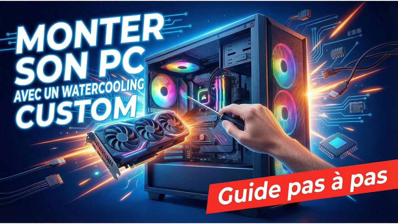 Je monte un PC Gamer pour mon setup Simracing avec un watercooling custom Alphacool #hardware 