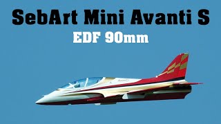 SebArt Mini Avant S EDF ジェットトレーナー SebArt Mini Avanti S 90mm | EDF RC aircraft | 4K | MEGA CUP 2023
