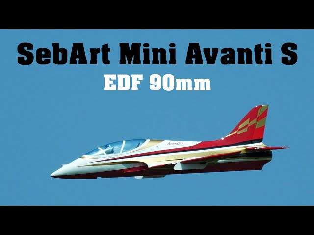 SebArt Mini Avanti S 90mm | EDF RC aircraft | 4K | MEGA CUP 2023