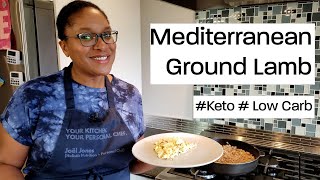 Mediterranean Ground Lamb {Keto / Low Carb Recipe}