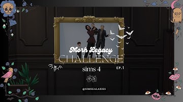becoming a reaper with my legacy challenge family💀(ep.1)| Morh Legacy Challenge🤍🦋| sims 4 let’s play