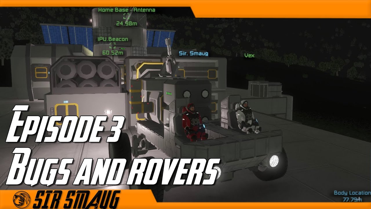 Space Engineers | Co-Op Survival Episode 3 - Bugs and Rovers - YouTube