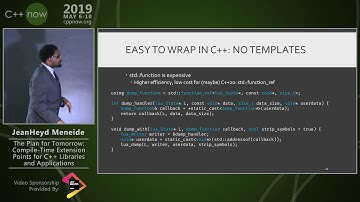 C++Now 2019: JeanHeyd Meneide “The Plan for Tomorrow: Extension Points in C++ Applications”