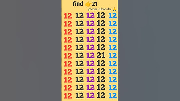 Find odd number 21 #iqtest #iq #quiz #find #maths #mathgame #edit #ytshorts #youtubeshorts #shoreo