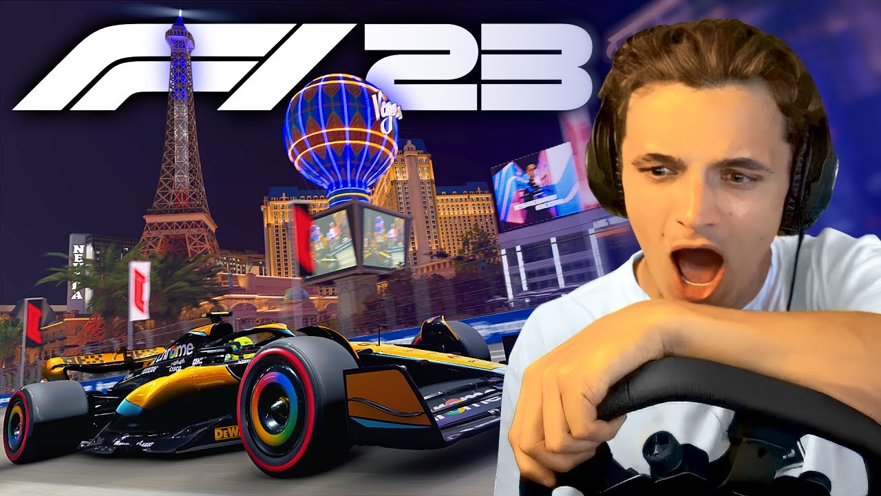 ⁣Lando Norris Plays F1 23 For The First Time!