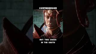 comprehension — Dragon age : Inquisition dialogue scene