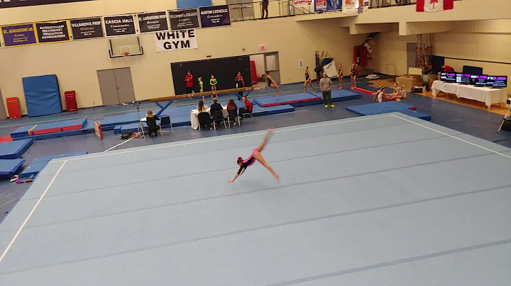 2nd place floor routine marilyn hayes qualfier