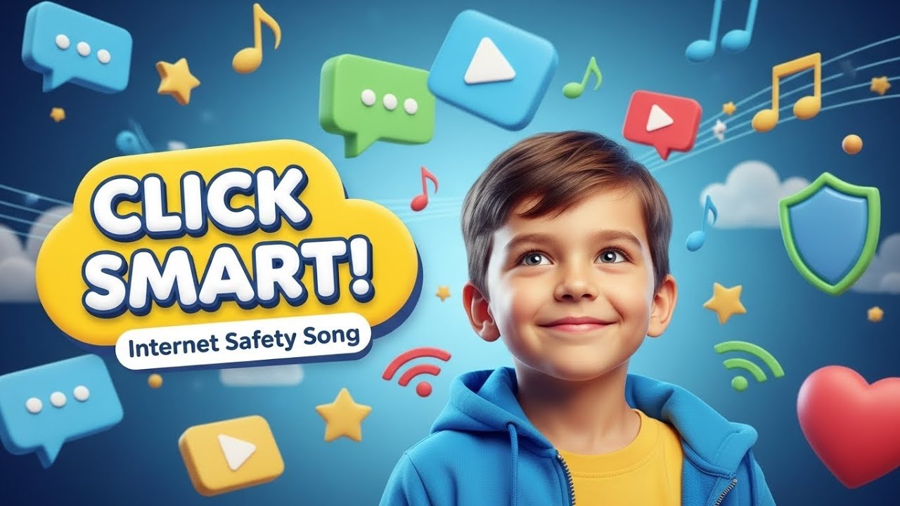 Click Smart, Be a Star! ⭐💻 Internet Safety Song for Kids | Online ...