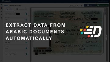 Extract Data from Arabic Documents Automatically
