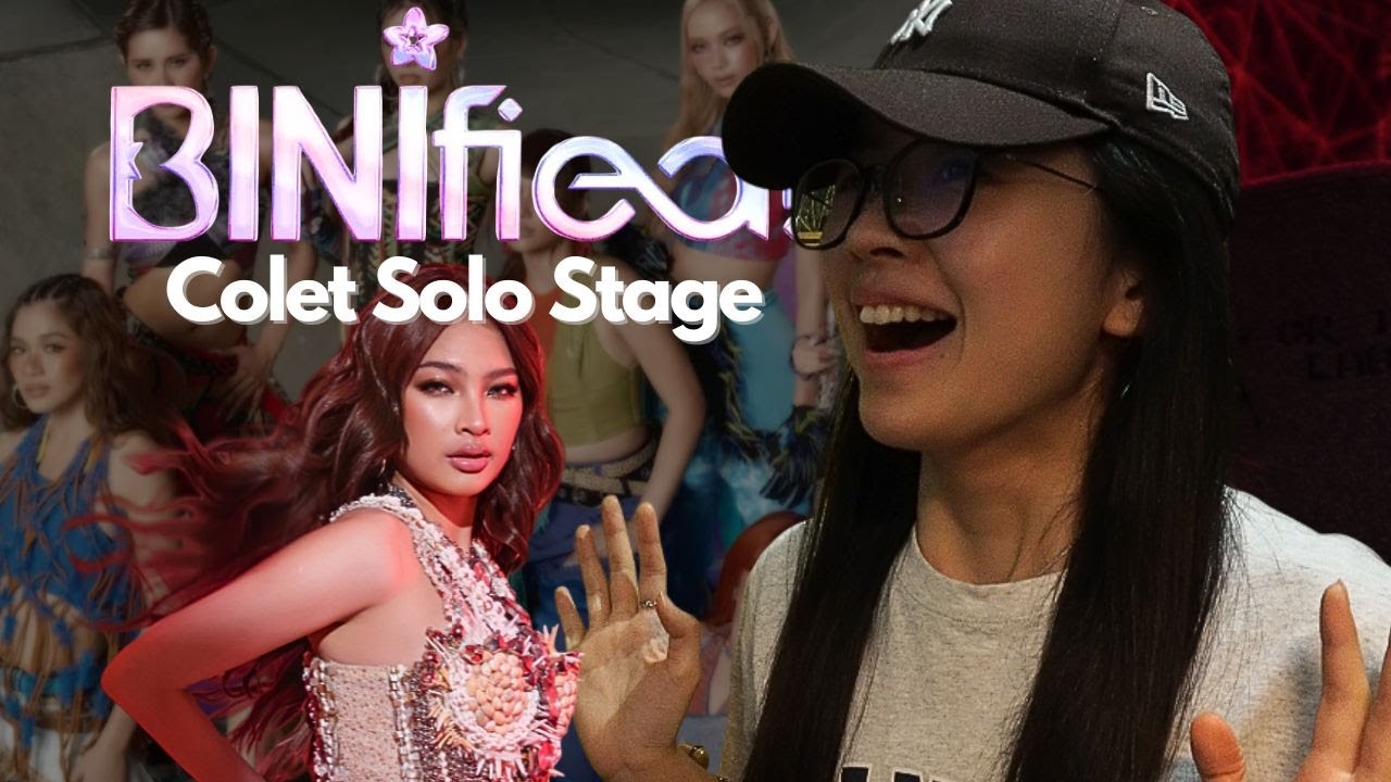 BINI COLET SOLO PERFORMANCE STAGE AT BINIFIED REACTION