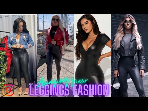 Leather Leggings Fashion Hype on Instagram TOP Outfit Ideas | 2023 Fashion Trend Haul Review