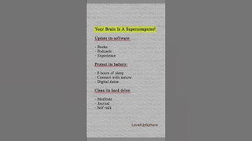 Your brain is a supercomputer