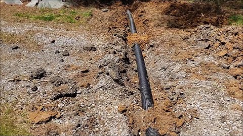 Installing culvert pipe in existing gravel driveway Bobcat e42 r series mini ex