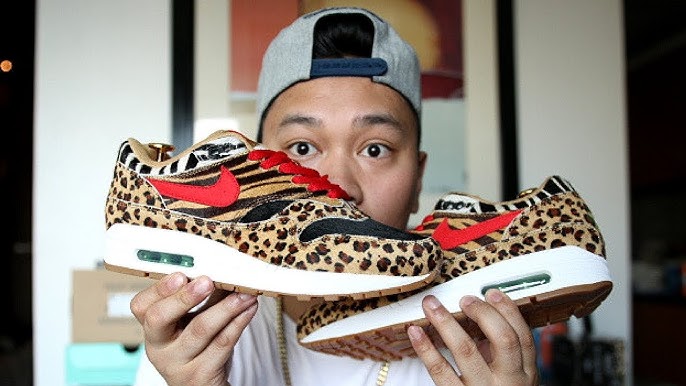 sequía repentino Seguir Atmos x Nike Air Max 1 DLX "Animal Pack 2.0": Review & On-Feet - YouTube