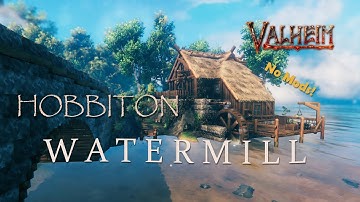 Valheim - Hobbiton Watermill Build Showcase