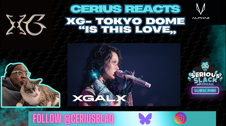XG - "IS THIS LOVE" -TOKYO DOME #reactionvideo #alphaz #xg