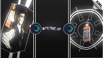 HAPPY BIRTHDAY 🎂🥳MERE DOST💫 NEW TREND 💖 XML FILE PRESET 💝 3D iCON EFFECT #alightmotion