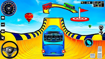 Mega Ramp BUS Stunts Game 3D - Android Gameplay