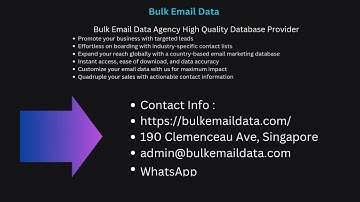 UK Email Database | UK Cell Phone Number List