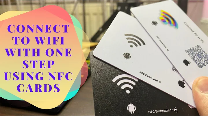 Content to your Wifi Network using NFC cards with one step.