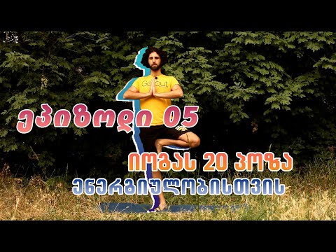 ეპიზოდი 05 | იოგას 20 პოზა ენერგიულობისა და მედიტატიურობისთვის