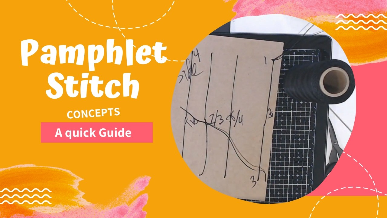 Pamphlet Stitch Concept for Junk Journals