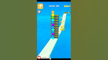 Stack Rider | Level 134| Astronomia Remix |  Android, iOS Gameplay | #stackridershorts #shorts