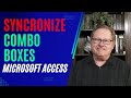 Streamline User Selection with Synchronized Combo Boxes in Microsoft Access