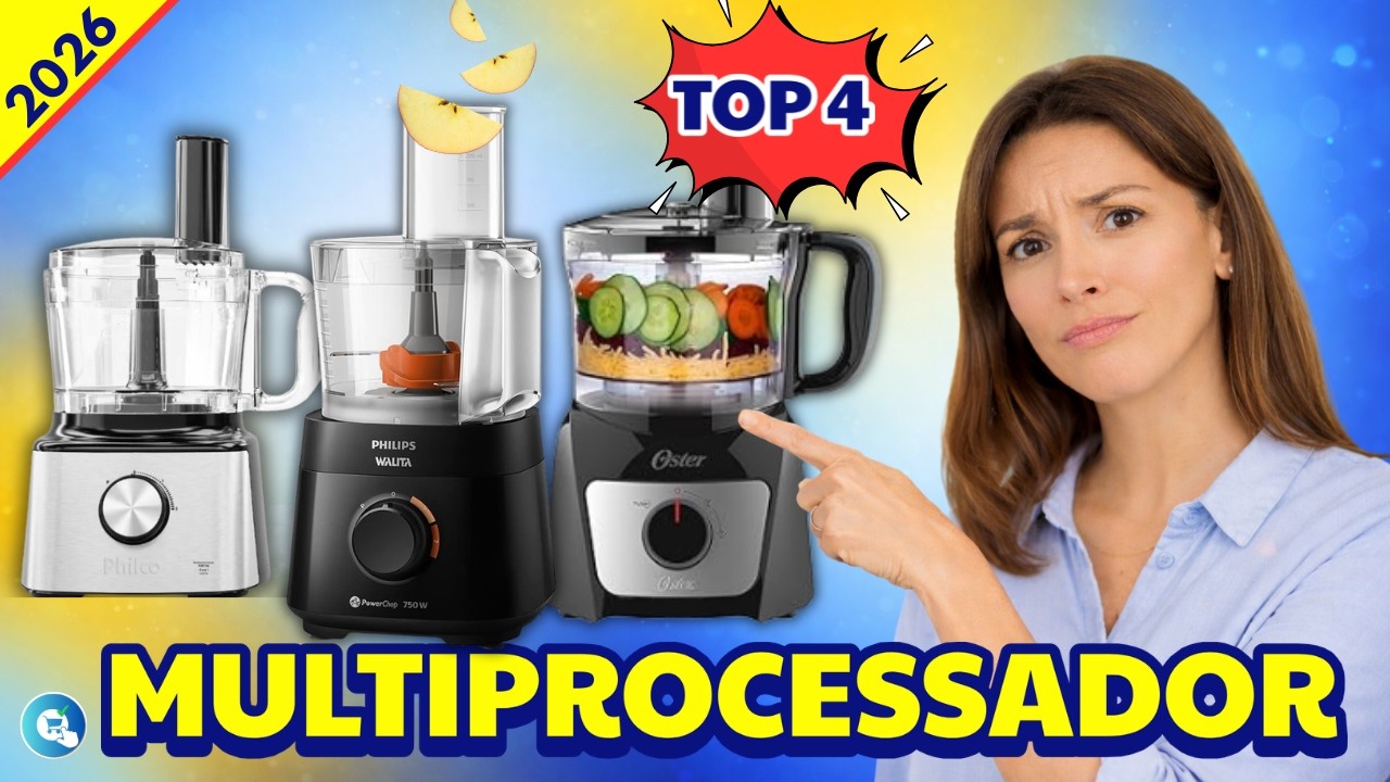 Qual o MELHOR MULTIPROCESSADOR de Alimentos em 2026? (4 Opções que VALEM A PENA)