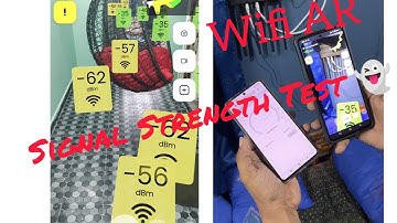 Wifi AR signal strength Test , Test Your Wifi Strength Using Virtual Tags