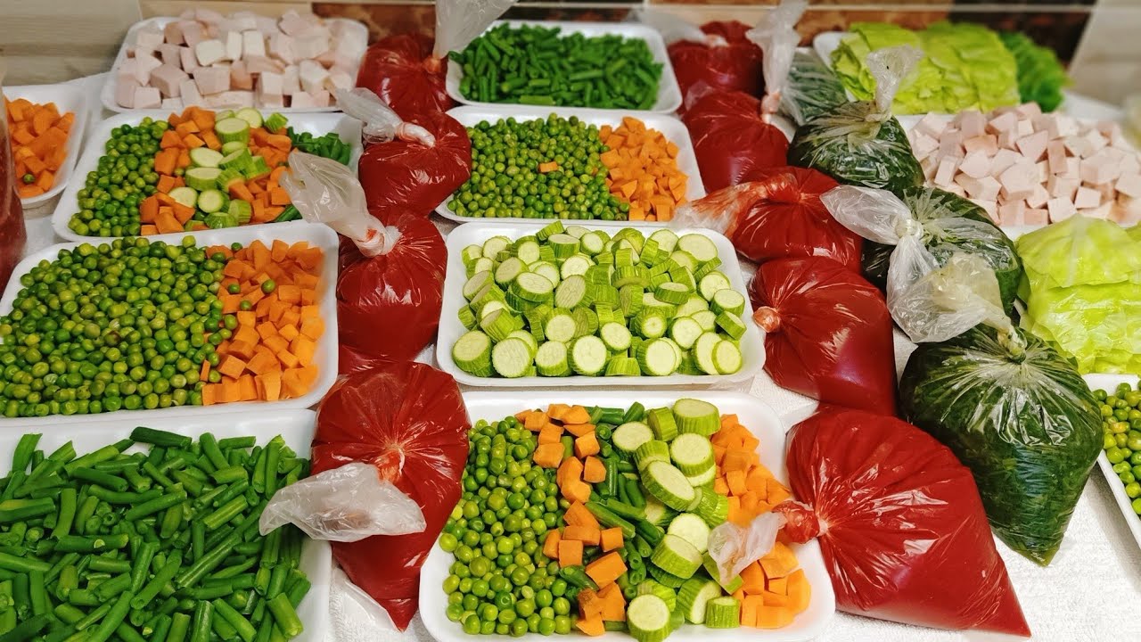 تفريزات الخضار لشهر رمضان 2024بطريقه سهله وسريعه