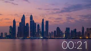 1 Minute Timer - Dubai (Soft Background Music) screenshot 5