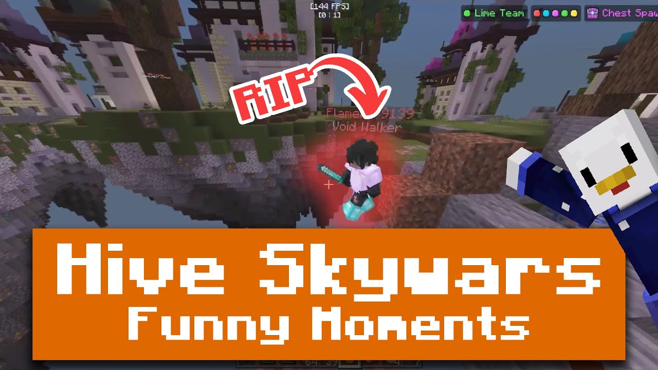 HIVE Skywars Funny Moments #1 - YouTube