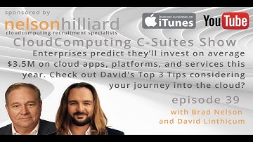 Ep 39 C-Suites Show #CloudComputing Nelson Hilliard with David Linthicum