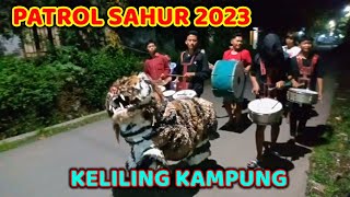 Can macanan singo Raung cilik patrol SAHUR bangunin warga